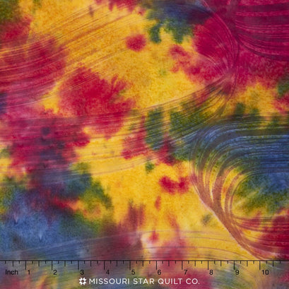 Tonga Batiks - Jelly Bean Haze Groovy Yardage