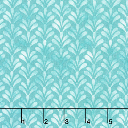 Berkshire Garden - Flourish Aqua Yardage