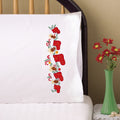 Christmas Stockings Embroidery Pillowcase Set Primary Image