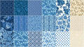 Country Manor - Navy Colorstory Ten Squares