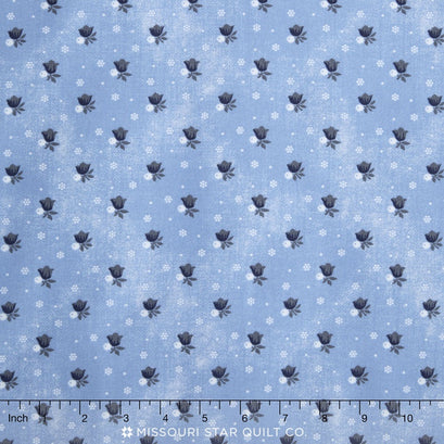 Something Blue - Floral Navy Yardage