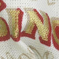 Sewing with Singer - Text Parchment Metallic Yardage