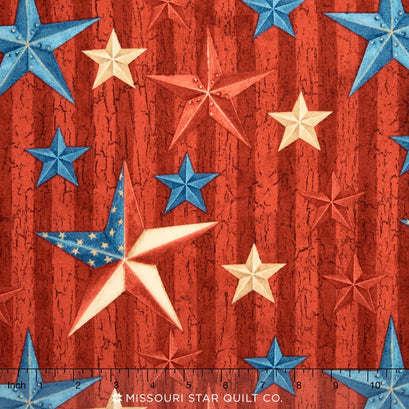 We the People - Stars Red Yardage