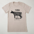 Missouri Star Fabric Cuts Cow T-shirt Heather Tan - L Primary Image