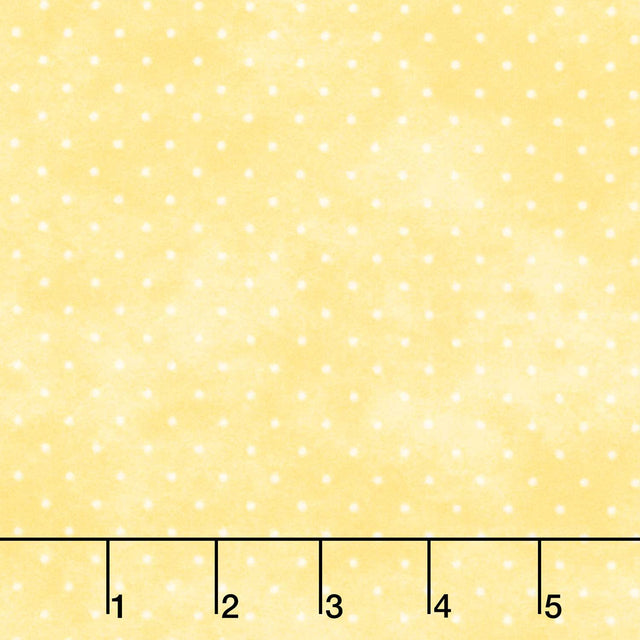 Playtime Flannel - Tiny Dot Yellow Yardage Primary Image