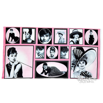 Hollywood Icons - Pink Audrey Panel