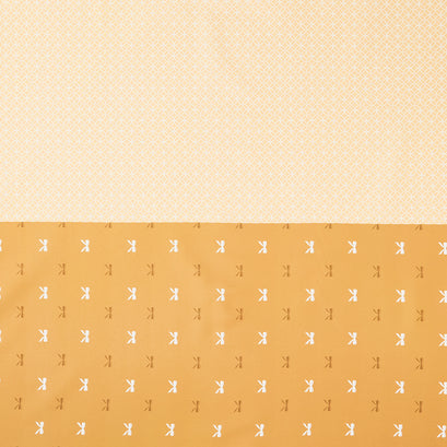 Celebrating 50 Years of Moda - Four In One Blender Print Marigold Yardage