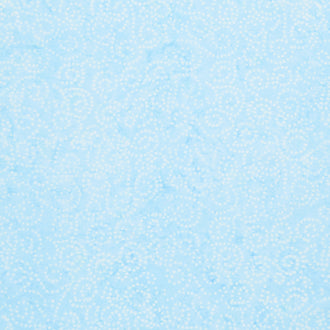Tonga Batiks - Pixie Spiral Spots Sky Yardage