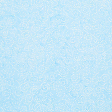 Tonga Batiks - Pixie - Spiral Spots Sky Yardage Primary Image