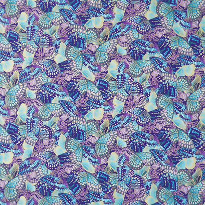 Shizuka - Packed Butterfly Wings Multi Metallic Yardage