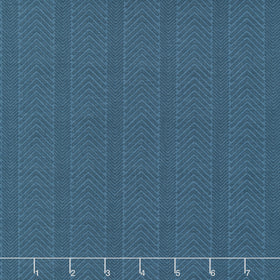 Wake at the Lake - Herringbone Navy Yardage Primary Image