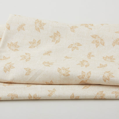 Welcome To The Cabin - Crispy Leaves Cream 2 Yard Cut