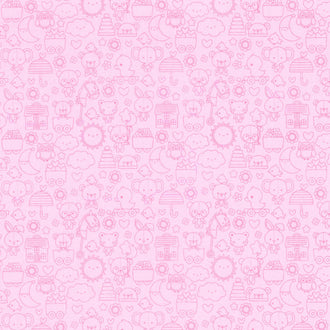 Bundle of Joy - Tone-on-Tone Pink Yardage