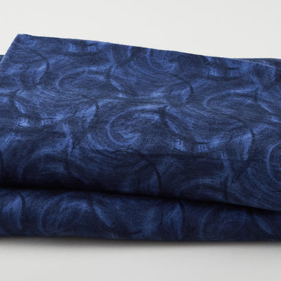 Spin Flannel - Navy 108" Wide 3 Yard Cut