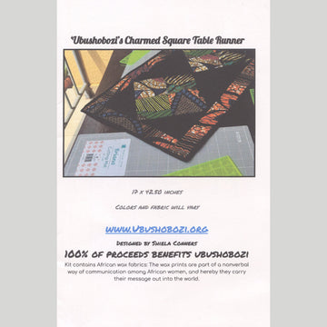 Ubushobozi Charm Square Table Runner Kit Alternative View #3