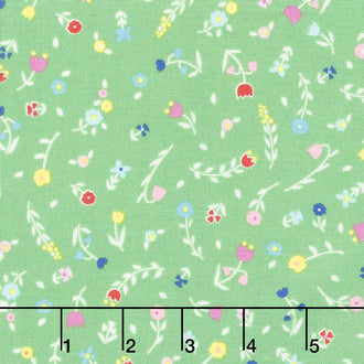 Once Upon a Rhyme - Toss Green Yardage