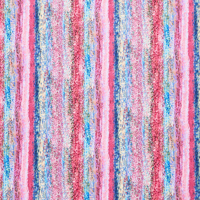 Lotus and Koi - Stripe Spring Yardage
