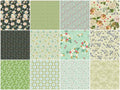 Handpicked Produce - Fanciful Florals Green Thumb 10" Stackers 24 pcs. Alternative View #2