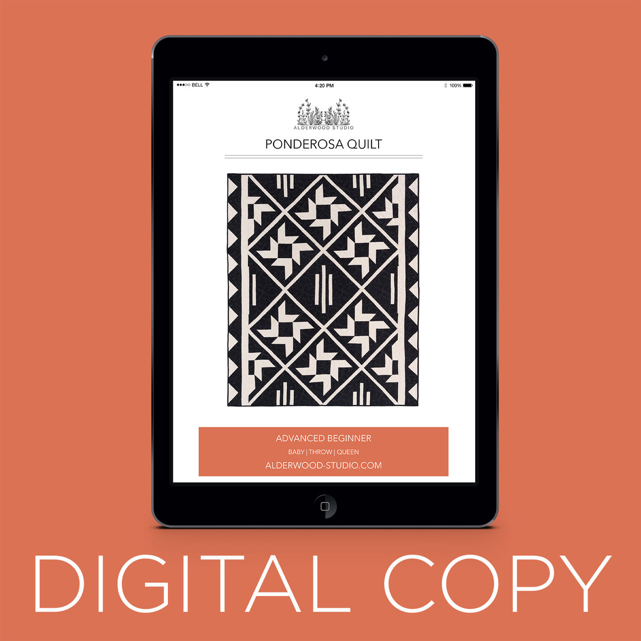 Digital Download - Ponderosa Quilt Pattern