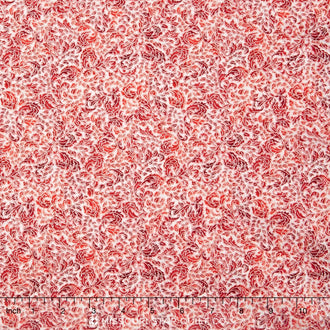 Fusions Regent - Scarlet Metallic Yardage