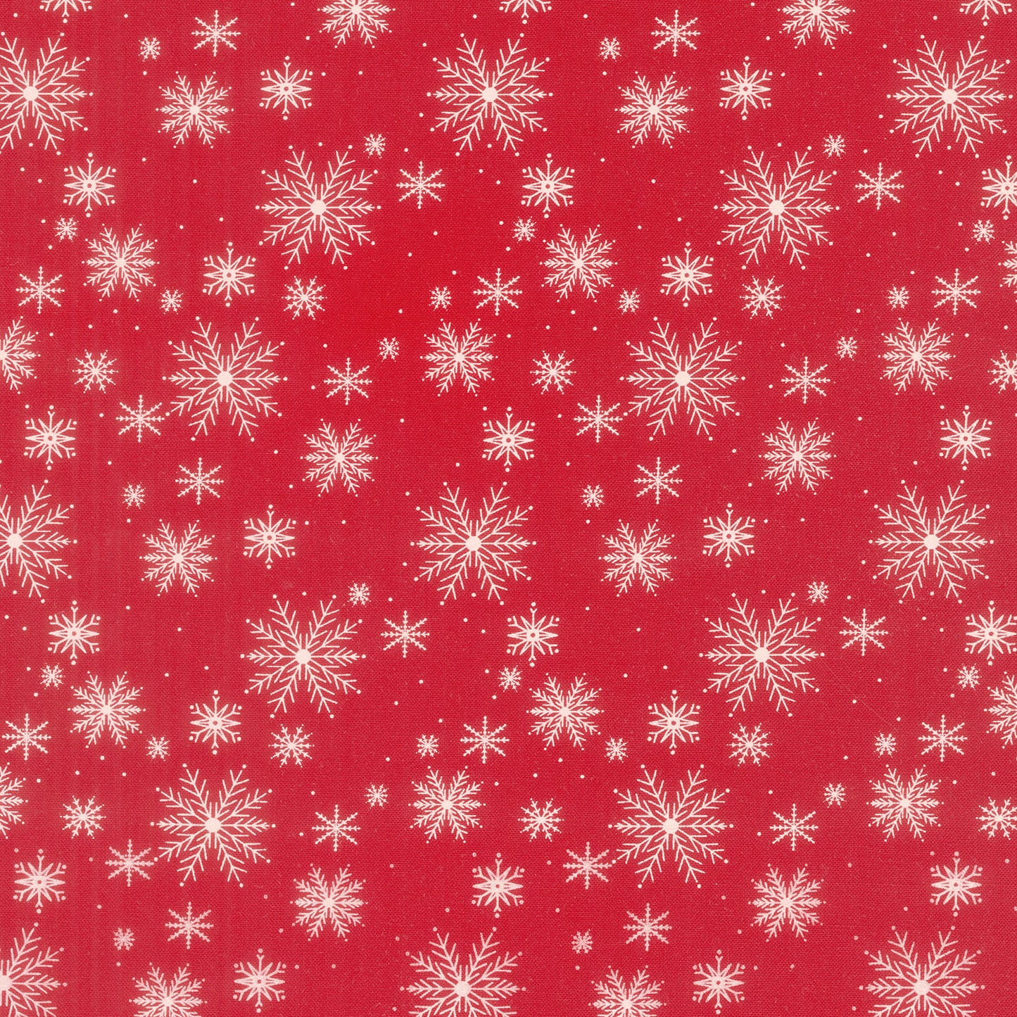 Once Upon a Christmas - Snowfall Christmas Red Yardage Primary Image