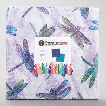 On Dragonfly Wings 10" Pearlized Squares Alternative View #1