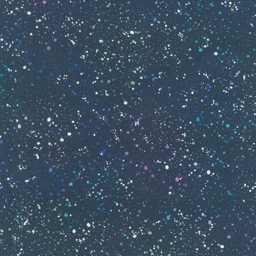 On Dragonfly Wings - Spatter Multi Blue Yardage Primary Image