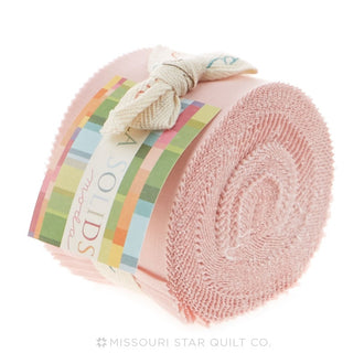 Bella Solids Sisters Pink Junior Jelly Roll