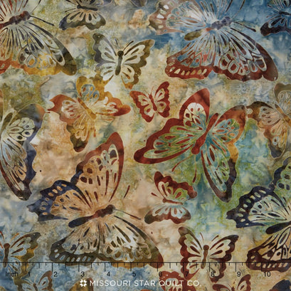 Artisan Batiks - Enchanted 2 Butterflies Meadow Yardage