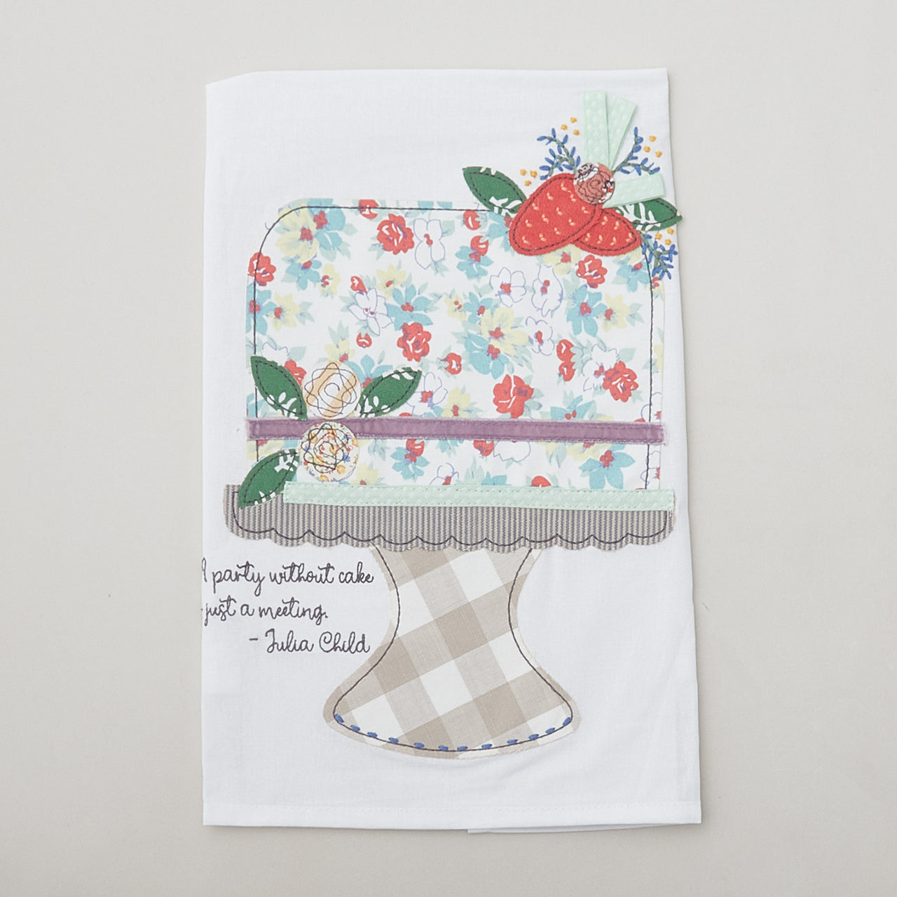 Party Without Cake Is Just A Meeting Tea Towel Primary Image