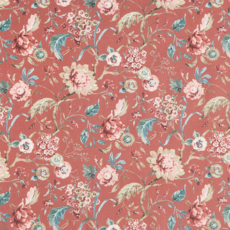 Season's Study - Floral Terracotta Yardage