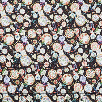 Make it Sew - Embroidery Black Yardage