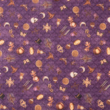 Dreadful Delights - Objects Aubergine Yardage Primary Image