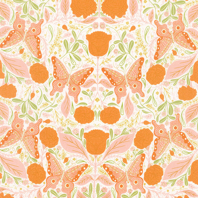 Woodland Wonder - Vintage Butterfly Cloud Yardage