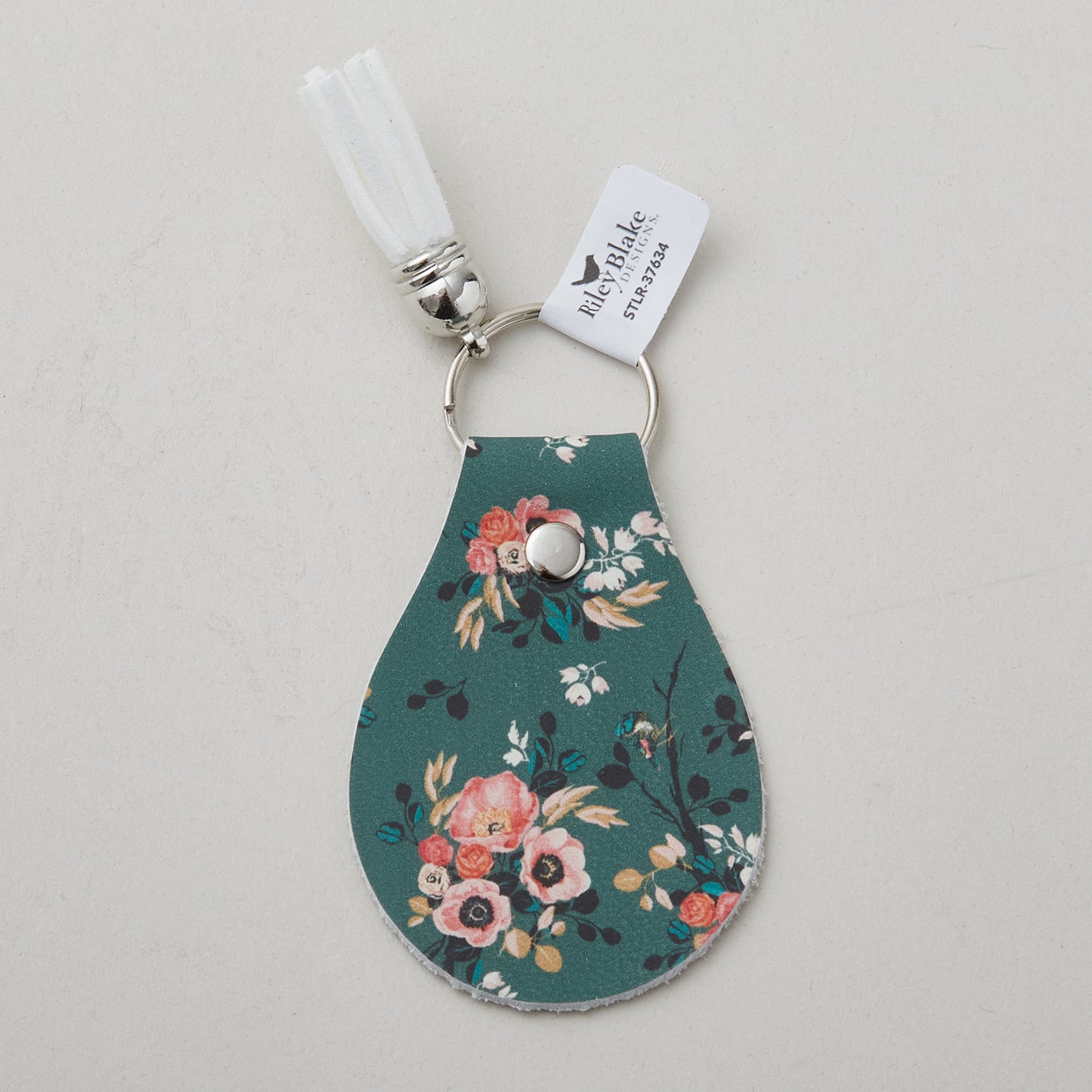 Leather Circle Key Chain - Porch Swing