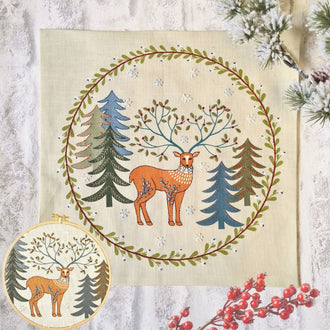 King of the Woods Embroidery Kit