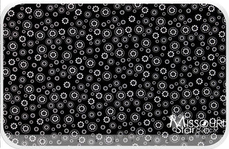 Evening Blooms - Petals Black Yardage