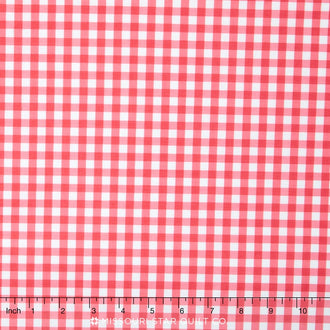Medium Gingham - Hot Pink Yardage