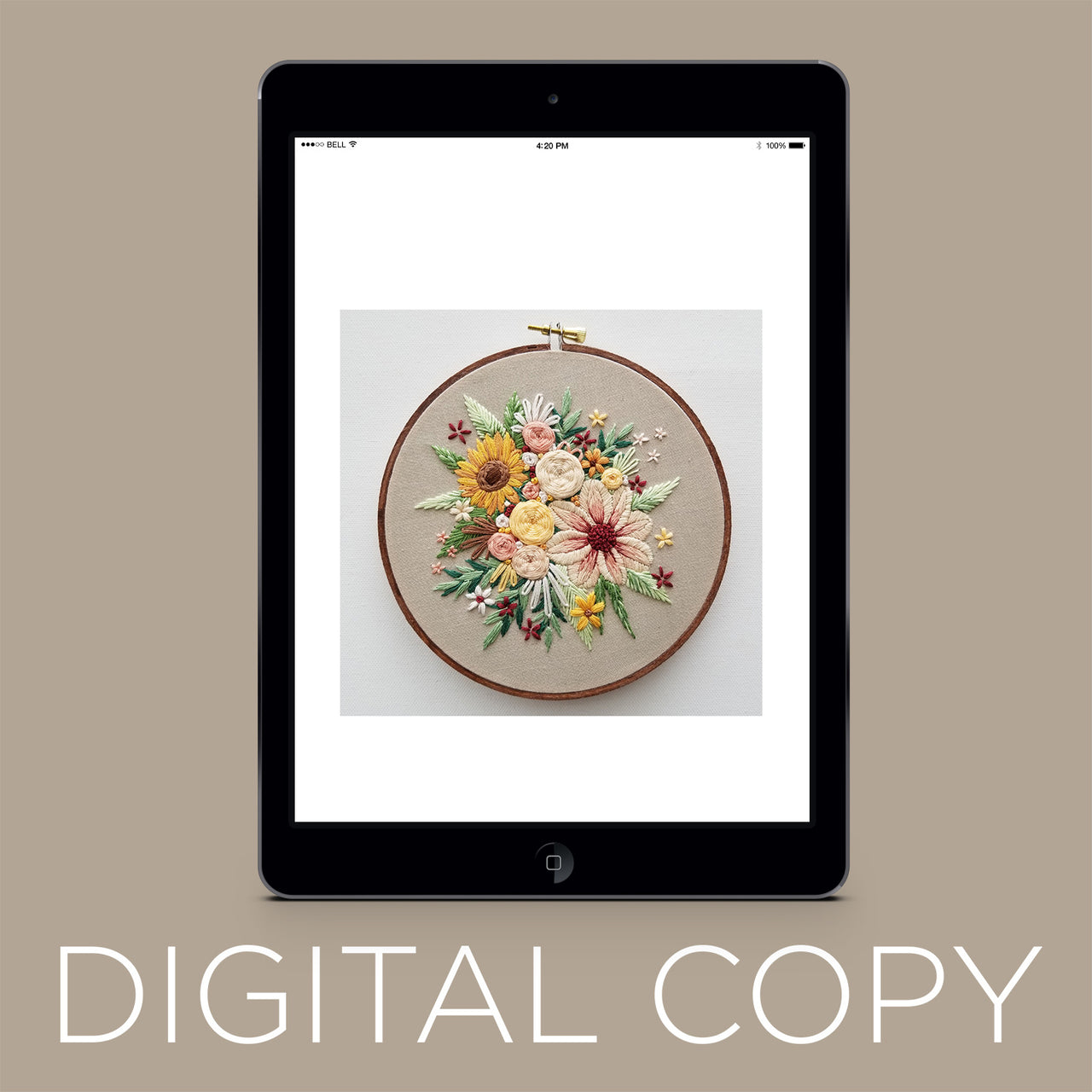 Digital Download - Floral Harvest Embroidery Pattern Primary Image