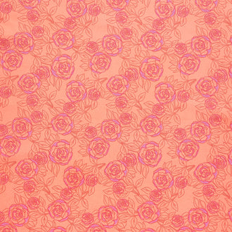 Color Me Pretty - Rose Bloom Coral Yardage
