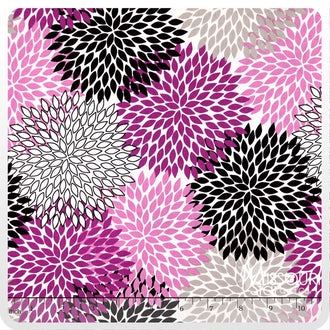 Andrea Victoria - Flowers Fuschia Yardage