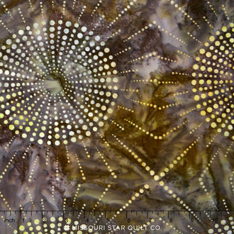 Artisan Batiks - Elementals Dots n' Spots Sunburst Hazelnut Yardage