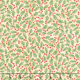 Up on the Housetop - Holly Snowflake Yardage