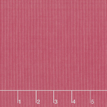 Creating Memories - Winter - Woven Tinystripe Red Yardage Primary Image
