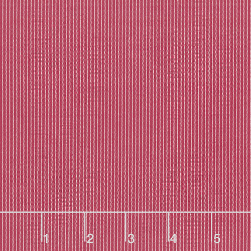 Creating Memories - Winter - Woven Tinystripe Red Yardage Primary Image