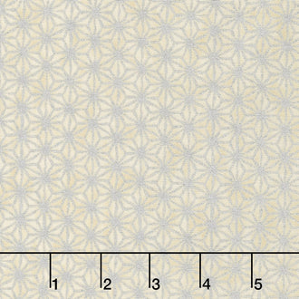 Imperial Collection 14 - Indigo Colorstory Stars Natural Metallic Yardage