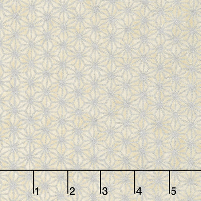 Imperial Collection 14 - Indigo Colorstory Stars Natural Metallic Yardage