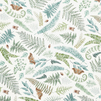 Wild Harvest - Large Ferns Cream Yardage