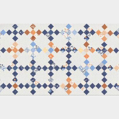 Denim and Daisies - Sweet Sixteen Patchwork Daisy Panel