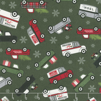 Christmas Delivery - Main Green Yardage